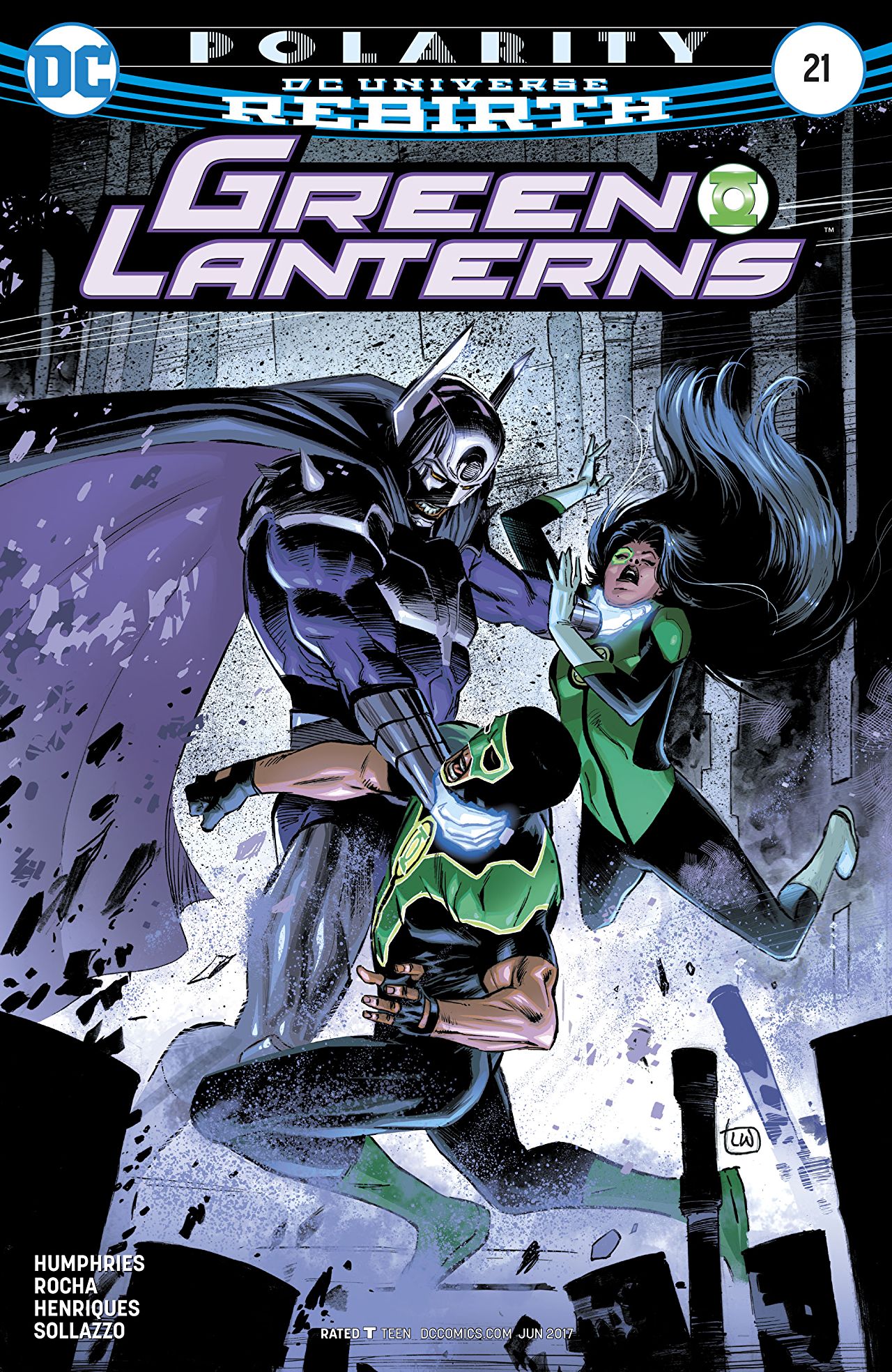 Green Lanterns #21 cover