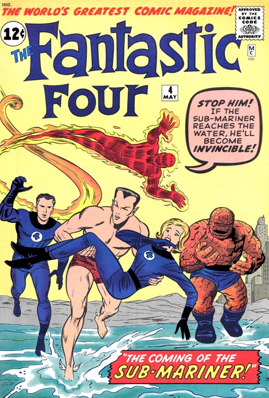 Fantastic Four #4 cover