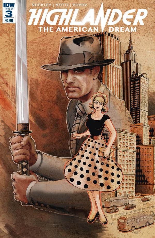 Highlander: The American Dream #3 cover