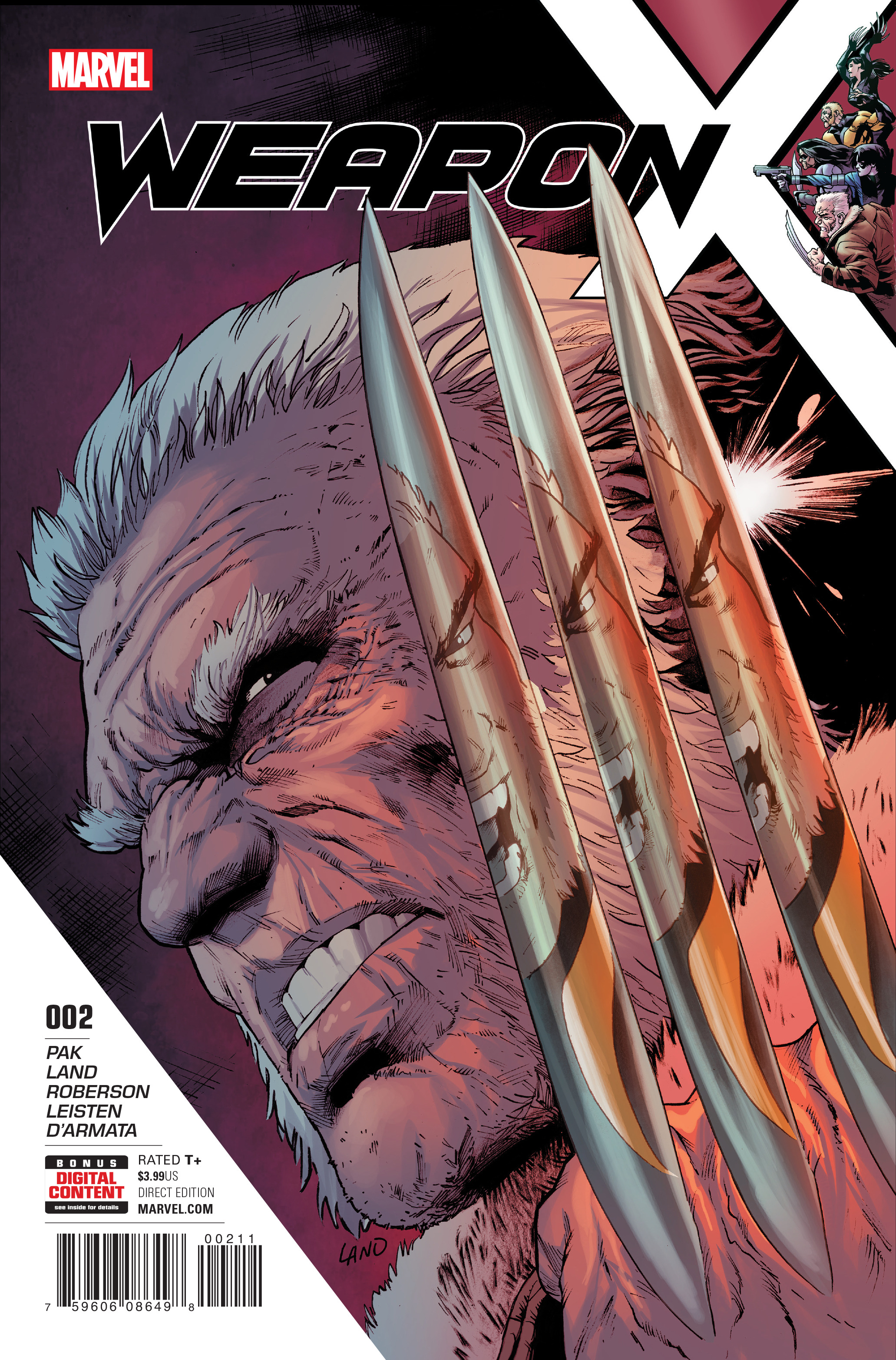Weapon X #2 cover