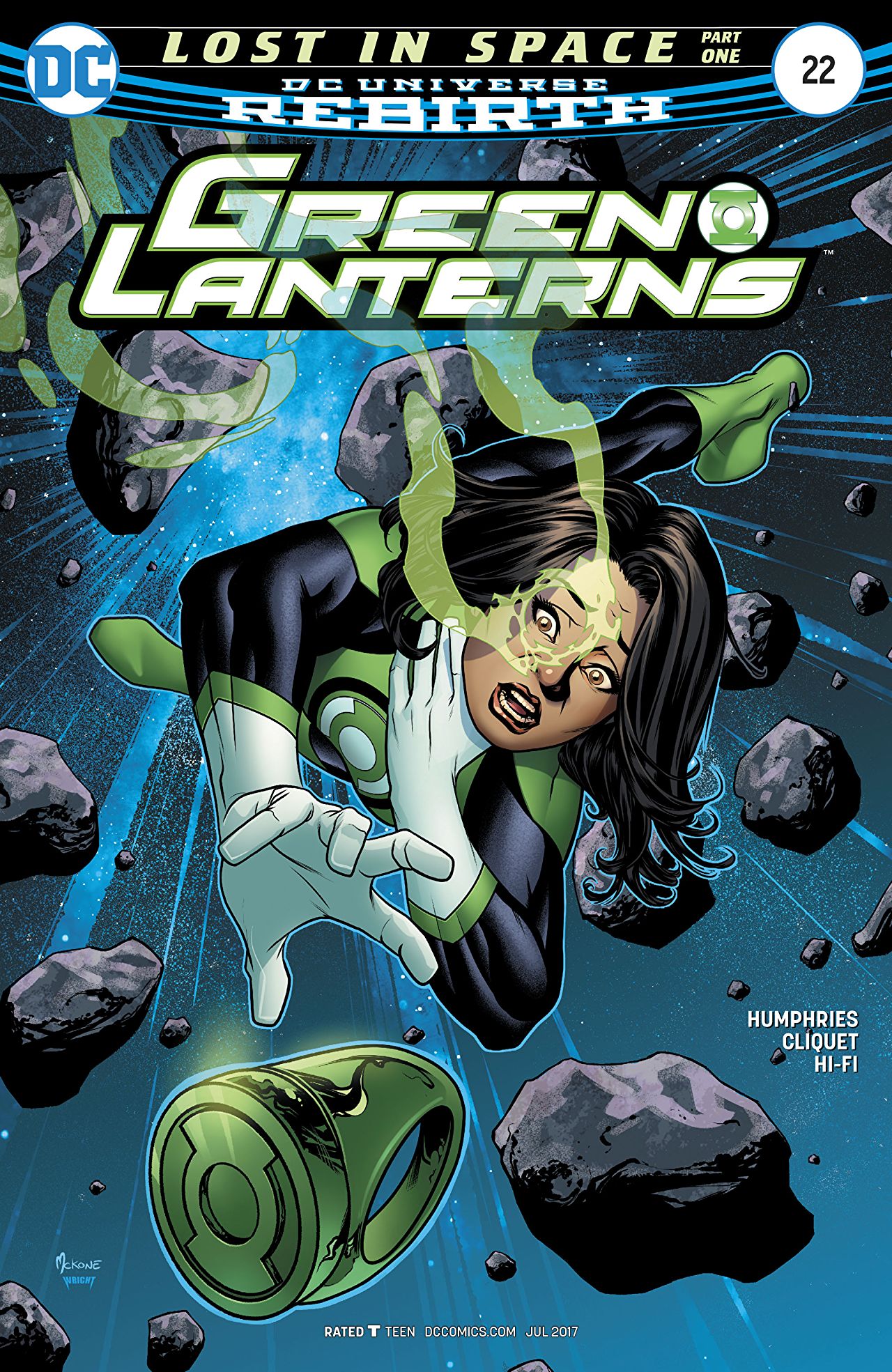 Green Lanterns #22 cover