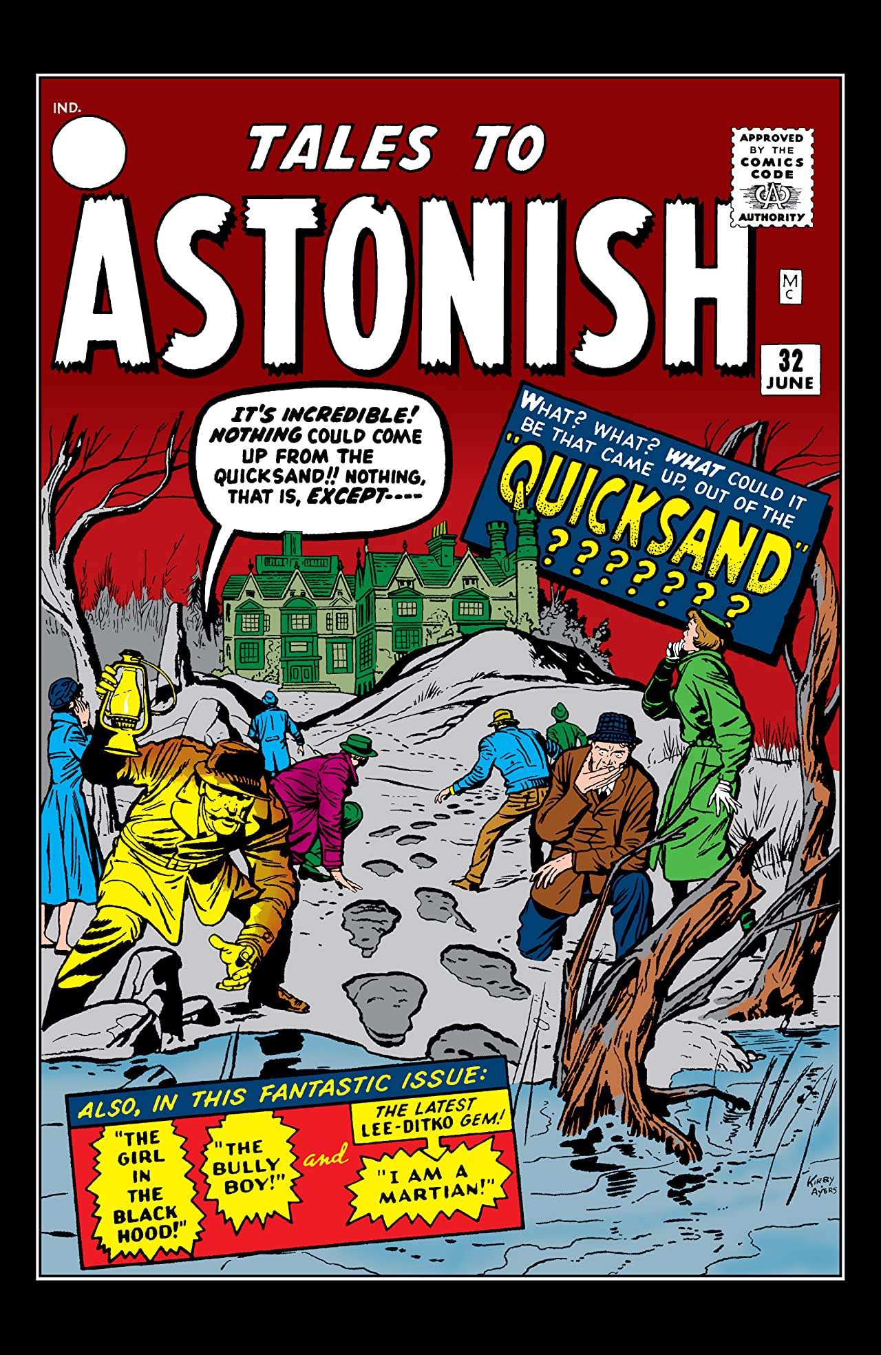 Tales to Astonish #32 cover