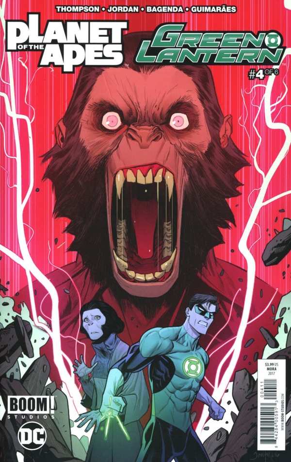 Planet of the Apes / Green Lantern #4 cover
