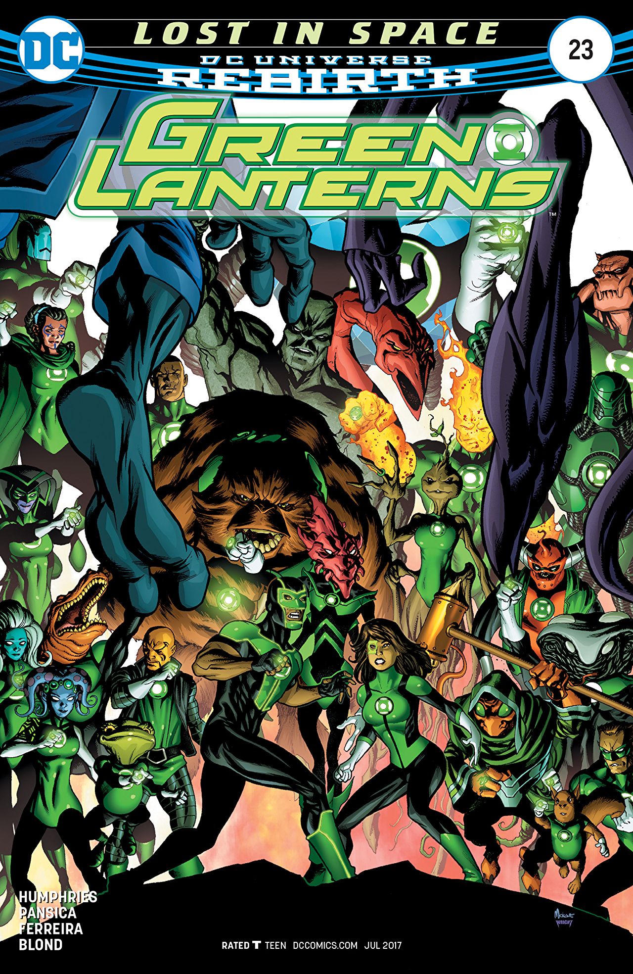 Green Lanterns #23 cover