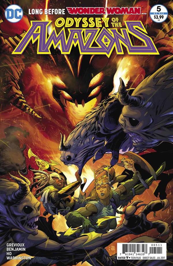 Odyssey of the Amazons #5 cover