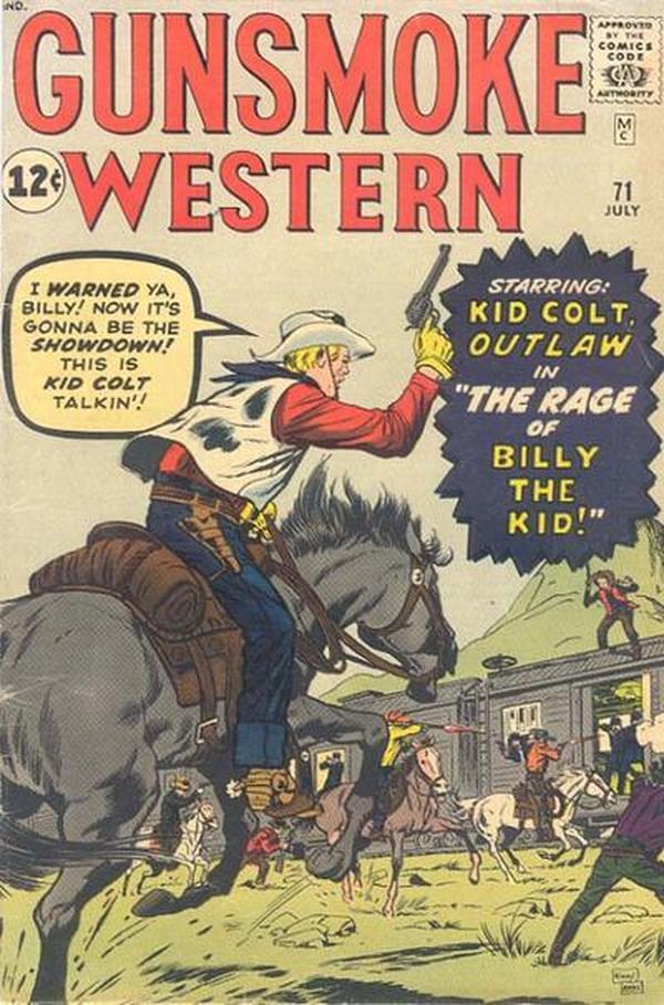 Gunsmoke Western #71 cover