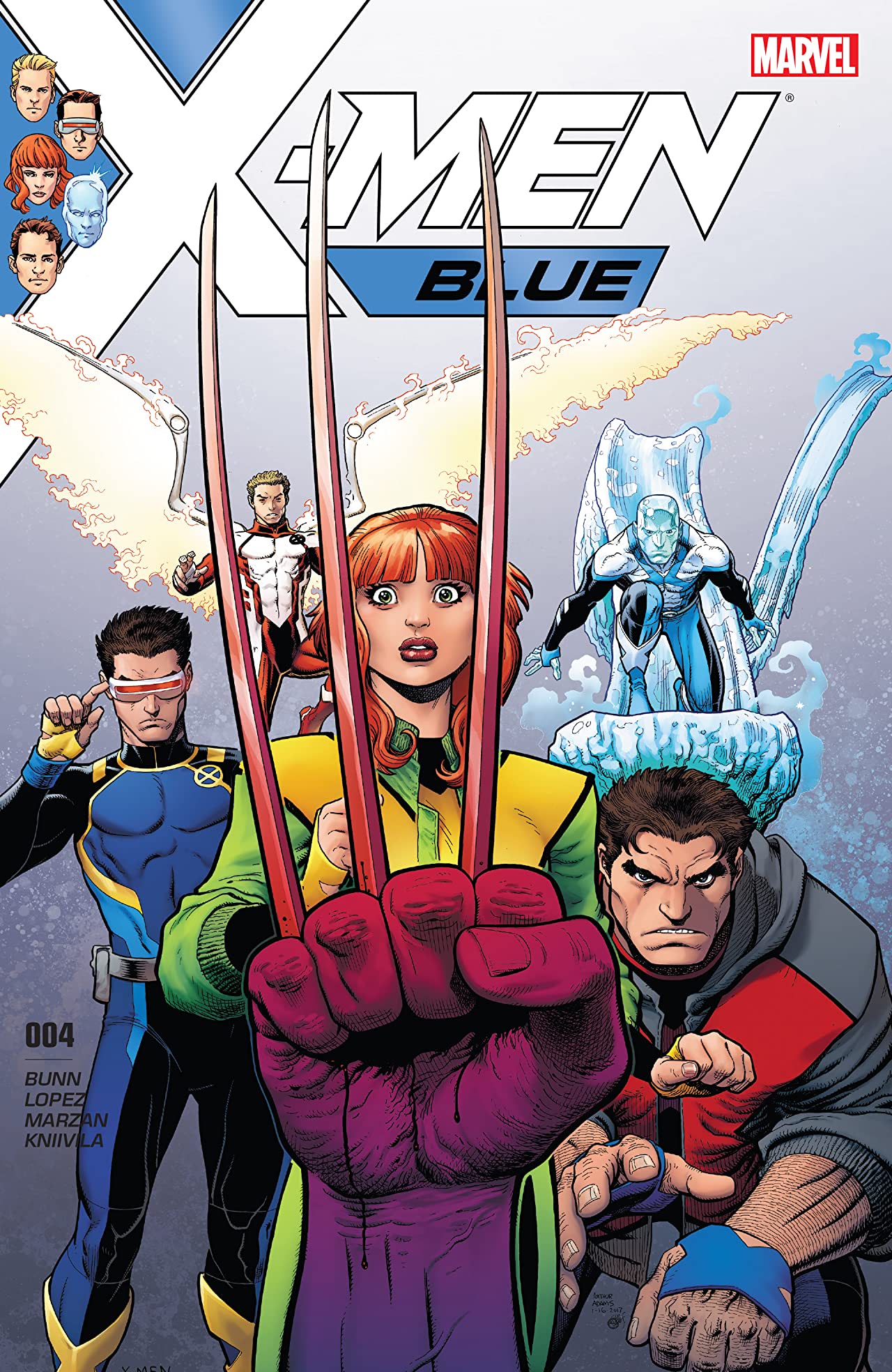 X-Men: Blue #4 cover