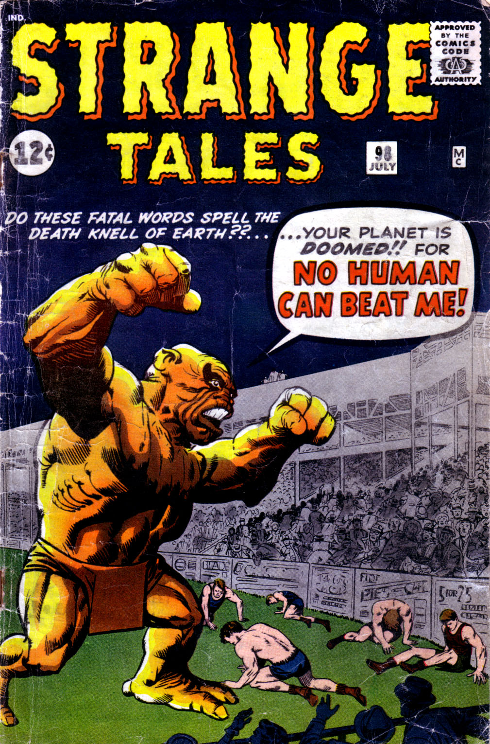 Strange Tales #98 cover