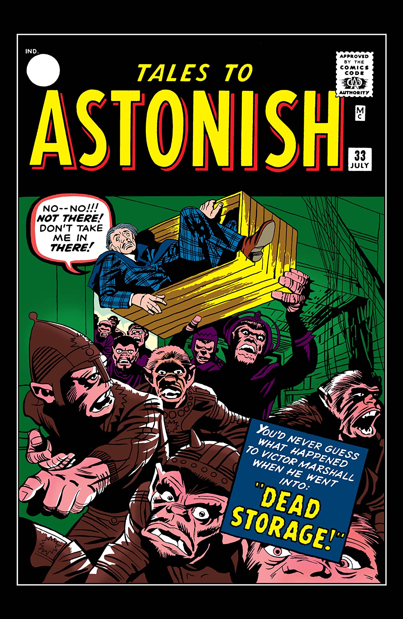 Tales to Astonish #33 cover
