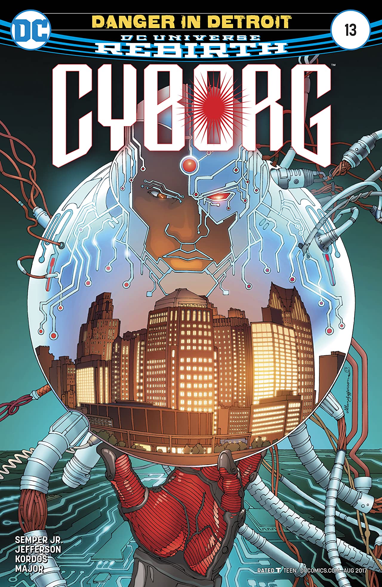 Cyborg #13 cover