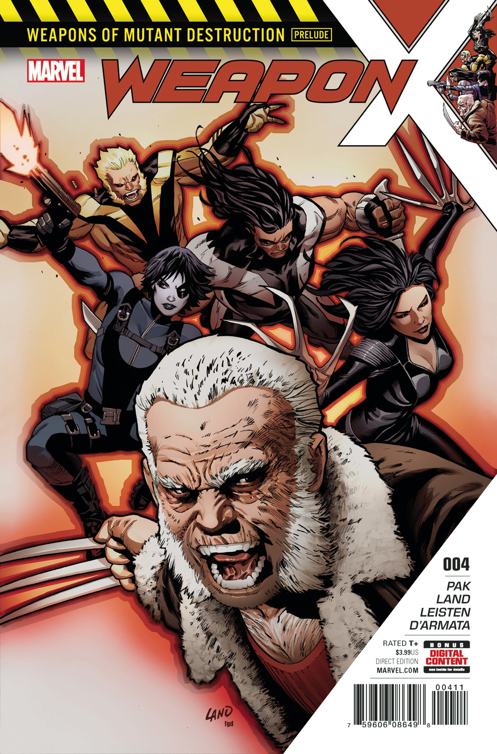 Weapon X #4 cover