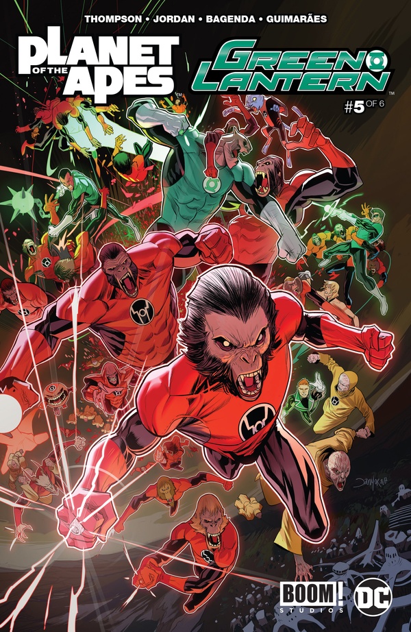 Planet of the Apes / Green Lantern #5 cover