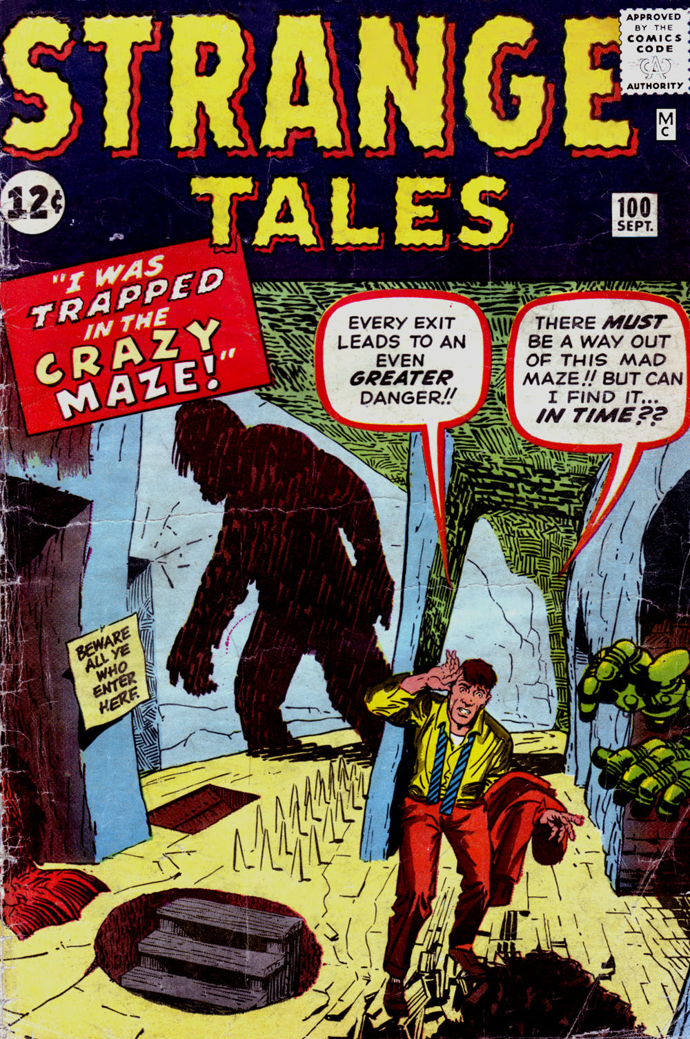 Strange Tales #100 cover