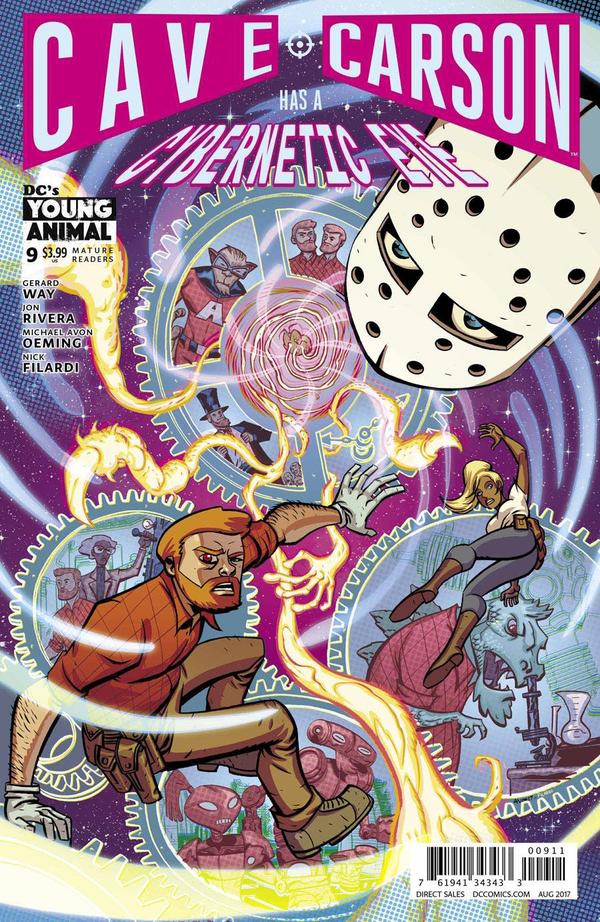 Cave Carson Has a Cybernetic Eye #9 cover