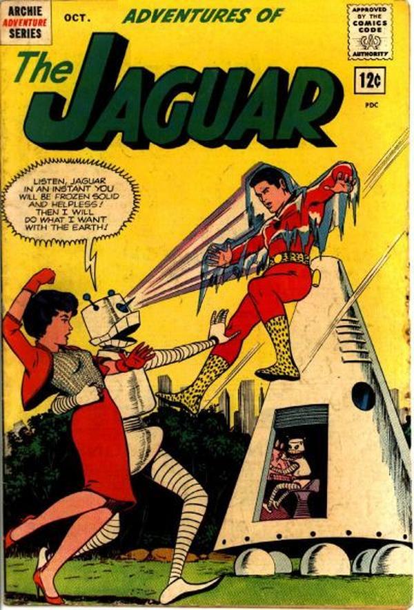 Adventures of the Jaguar #9 cover