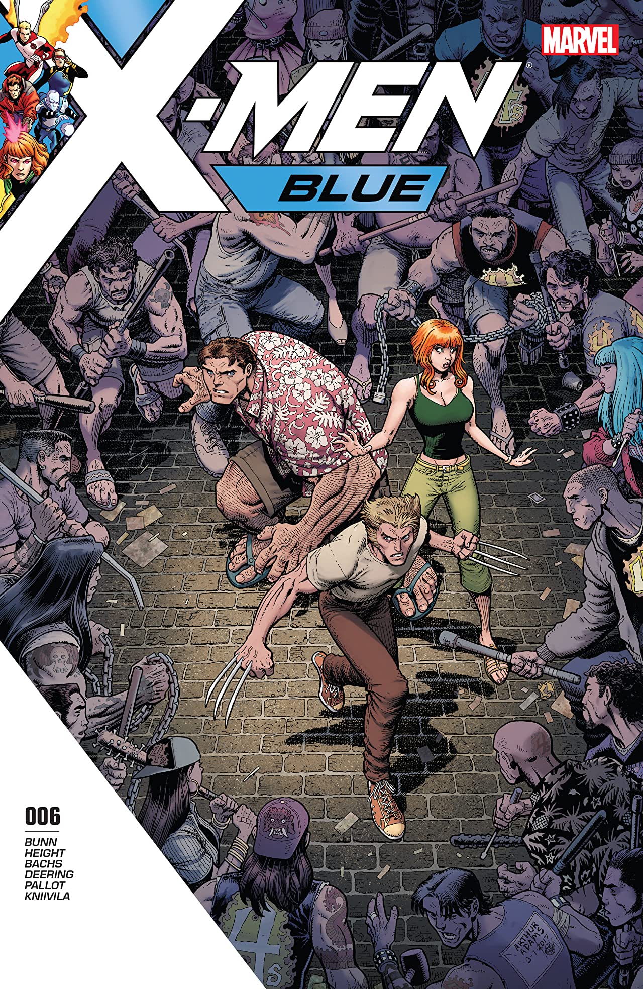 X-Men: Blue #6 cover