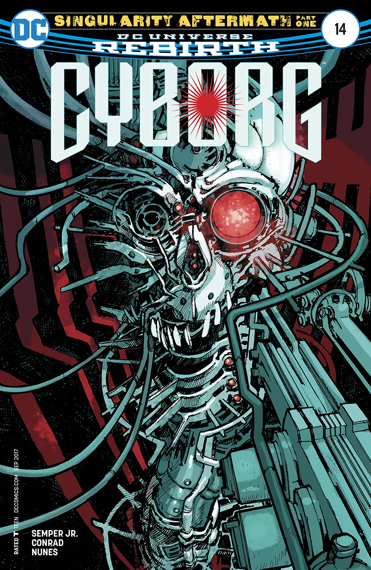 Cyborg #14 cover