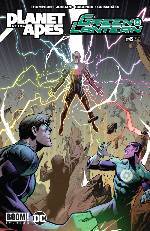 Planet of the Apes / Green Lantern #6 cover