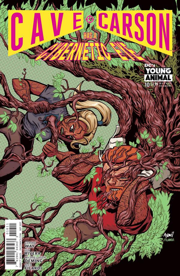 Cave Carson Has a Cybernetic Eye #10 cover