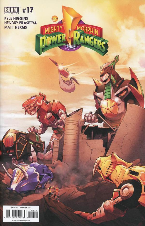 Mighty Morphin Power Rangers #17 cover