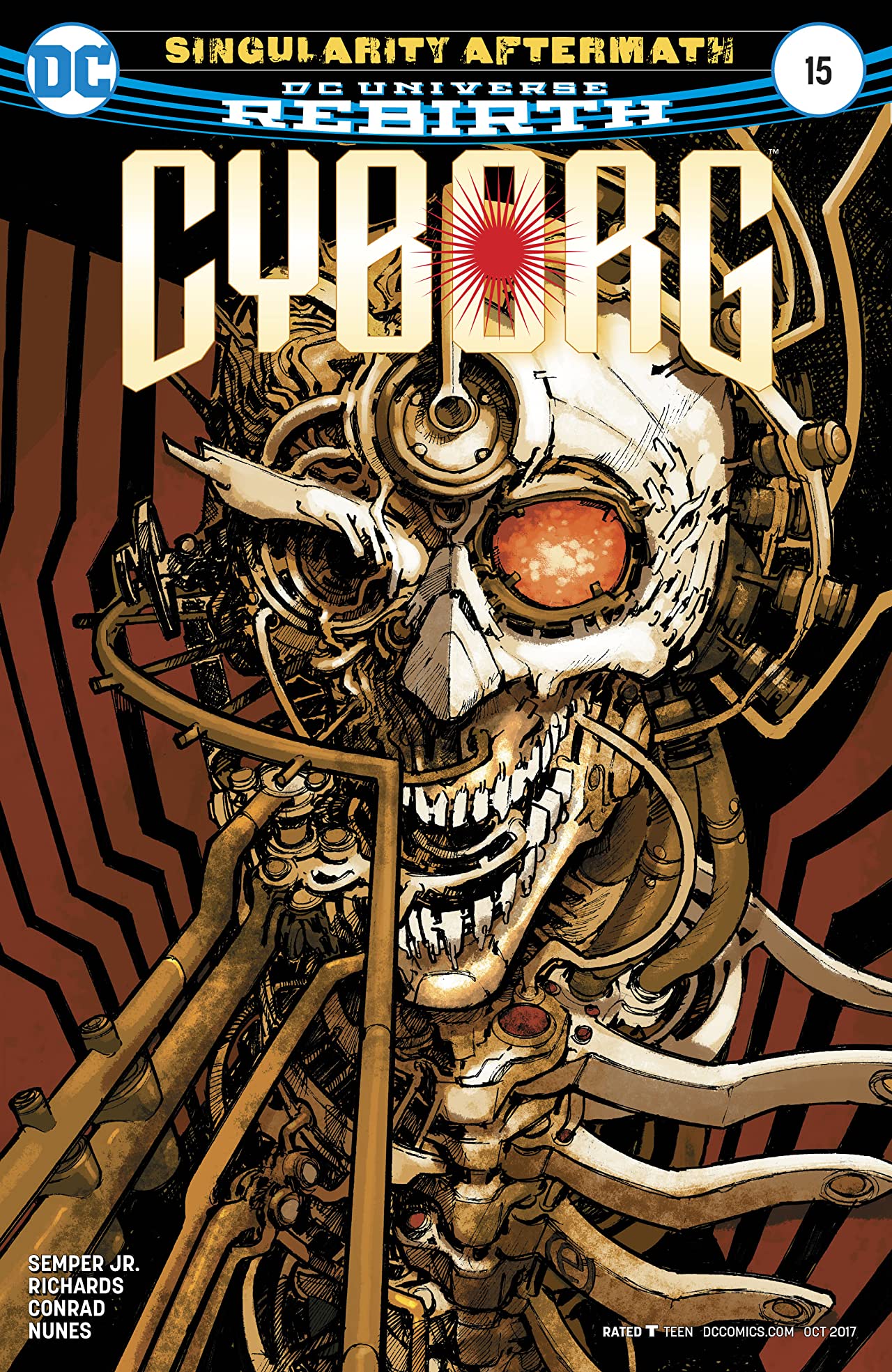 Cyborg #15 cover