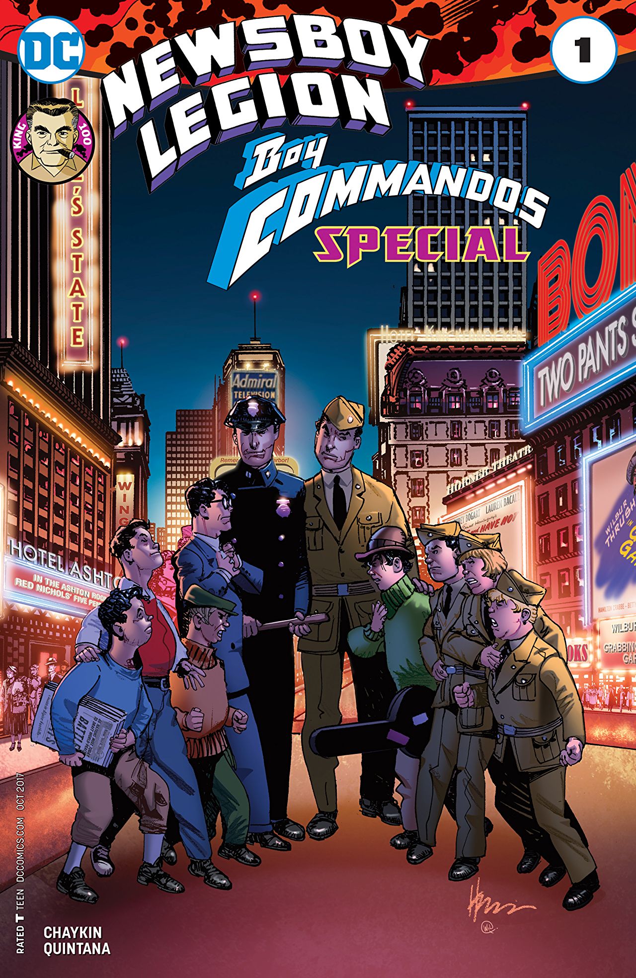 The Newsboy Legion and the Boy Commandos Special #1 cover