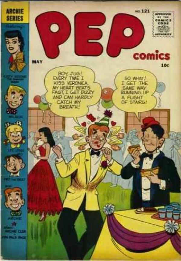 Pep Comics #121 cover