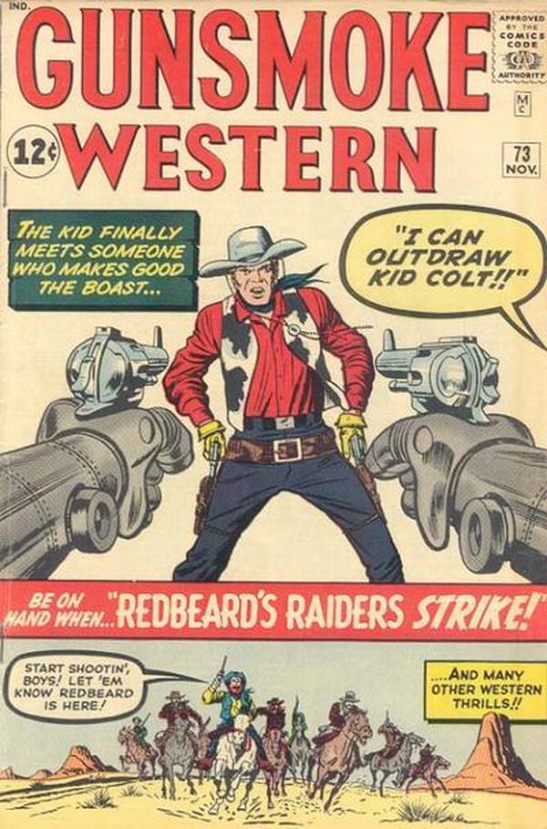 Gunsmoke Western #73 cover