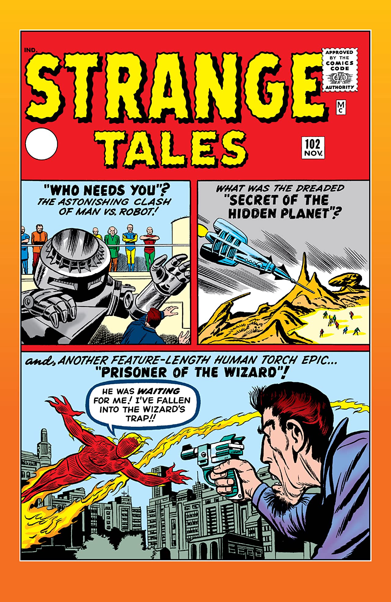 Strange Tales #102 cover