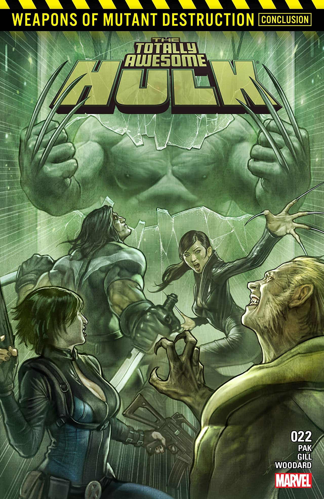 Totally Awesome Hulk #22 cover