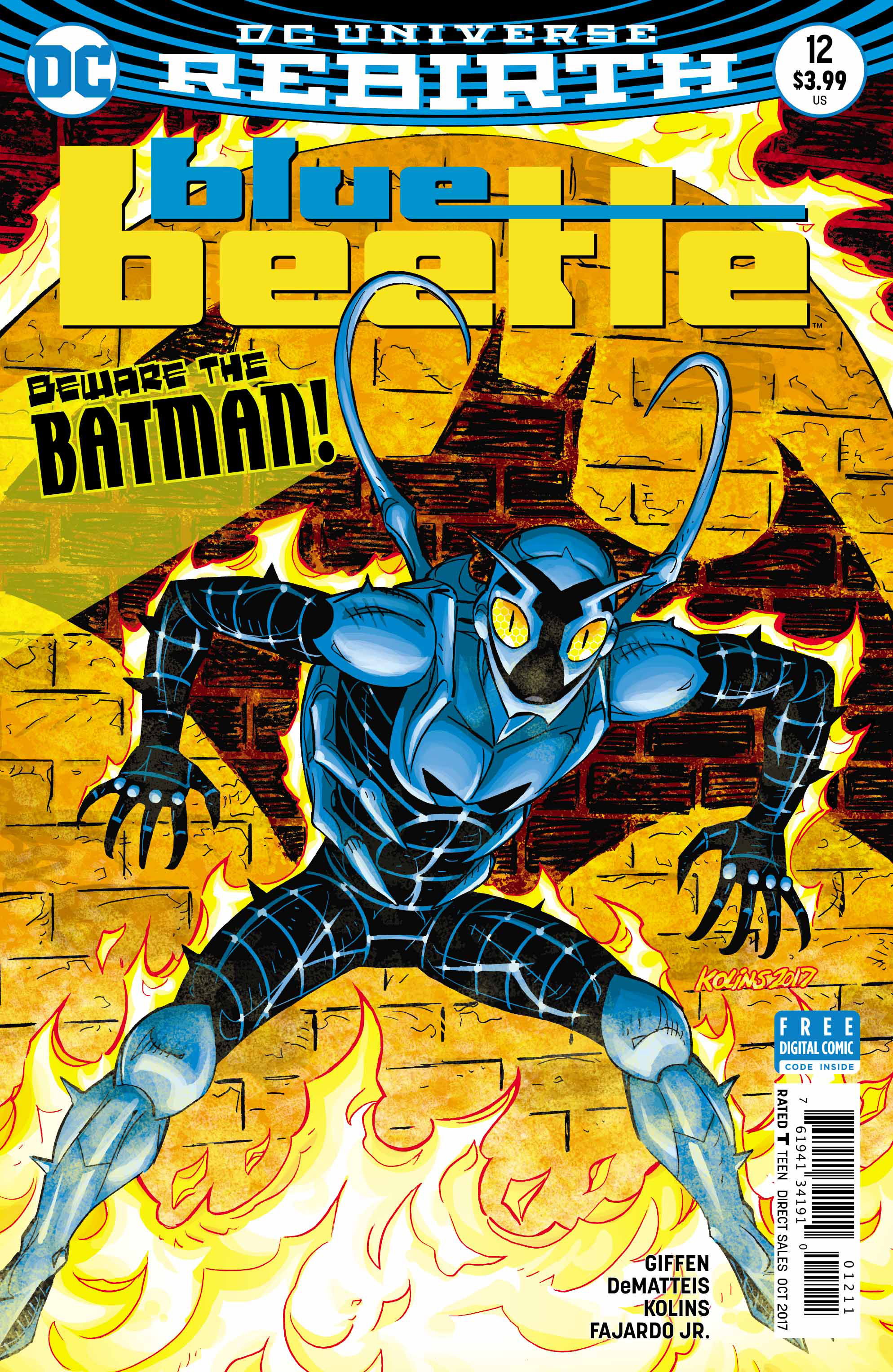 Blue Beetle #12 cover