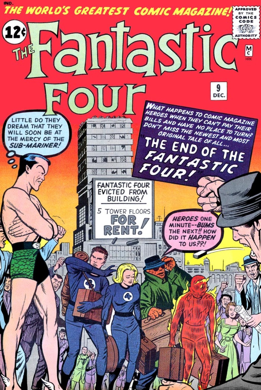 Fantastic Four #9 cover