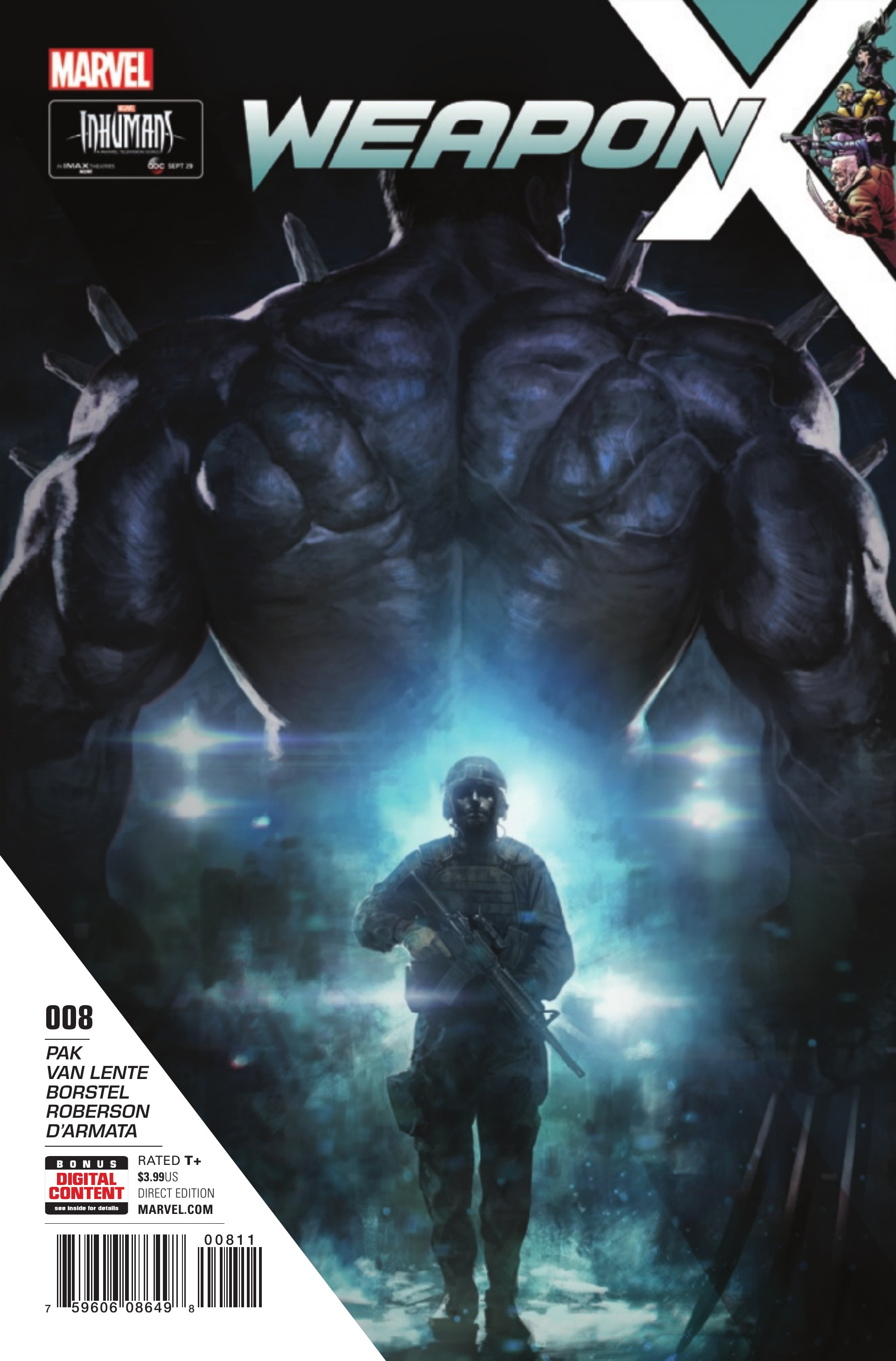 Weapon X #8 cover