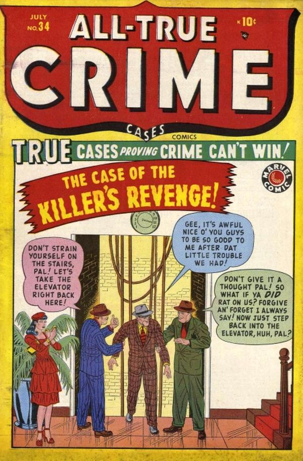 All True Crime Cases Comics #34 cover