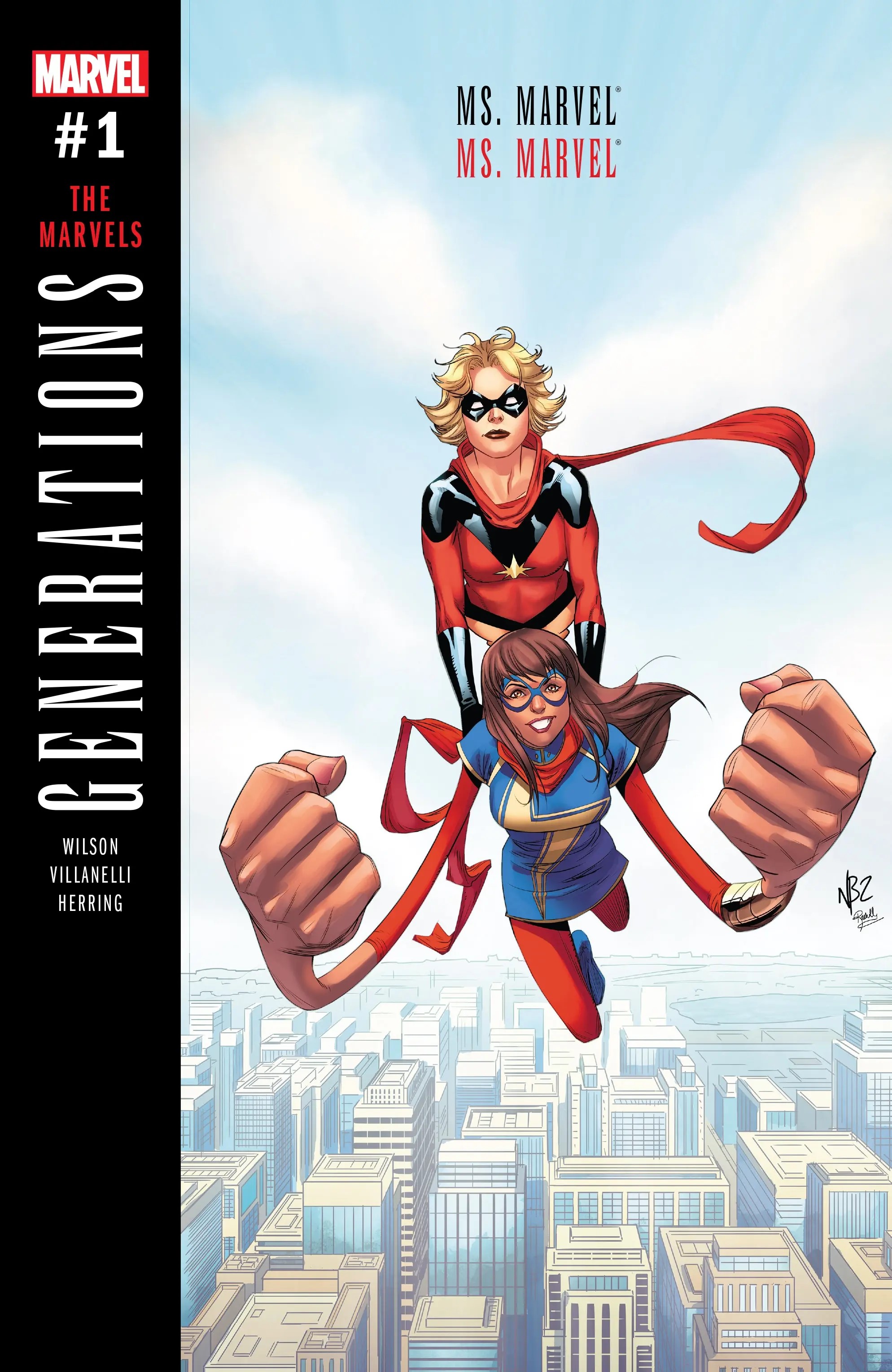 Generations: Ms. Marvel & Ms. Marvel #1 cover