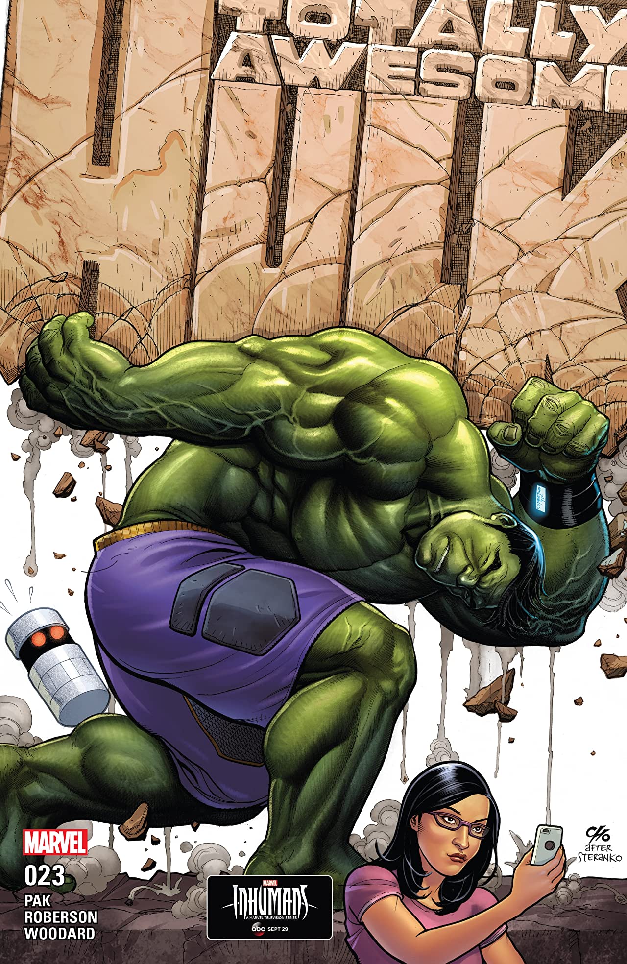 Totally Awesome Hulk #23 cover
