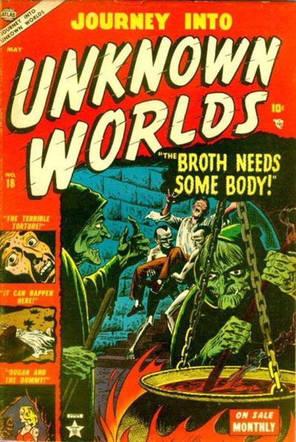Journey into Unknown Worlds #18 cover