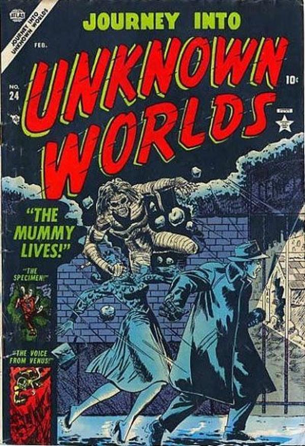 Journey into Unknown Worlds #24 cover