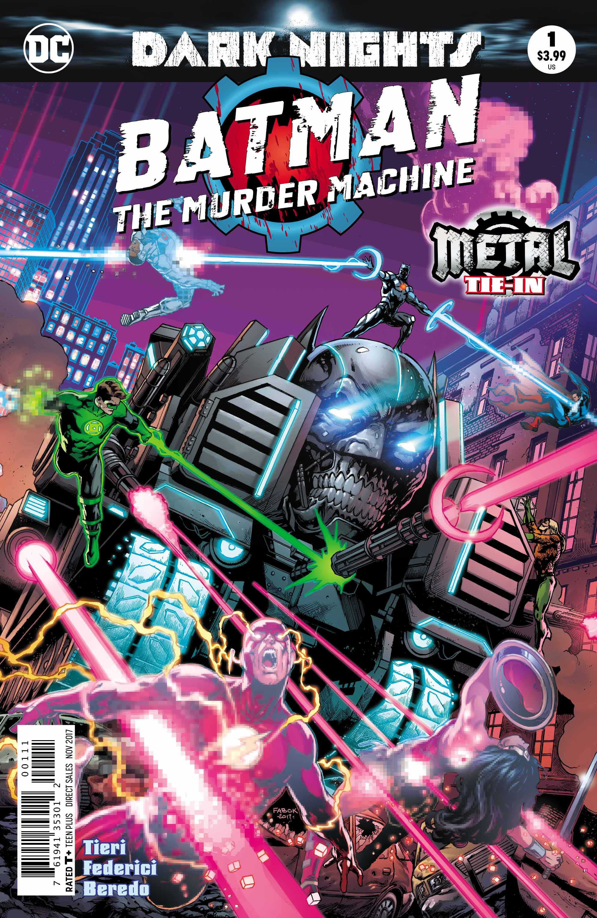 Batman: The Murder Machine #1 cover