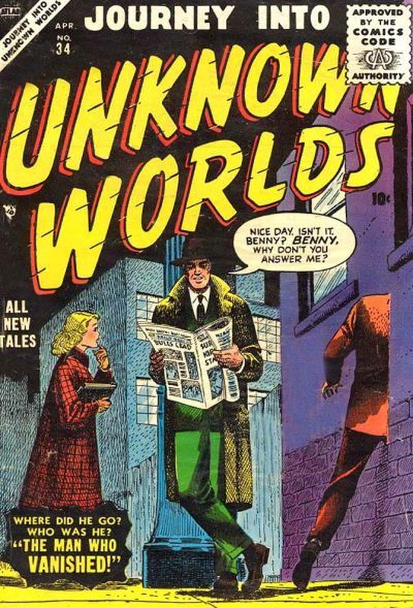 Journey into Unknown Worlds #34 cover