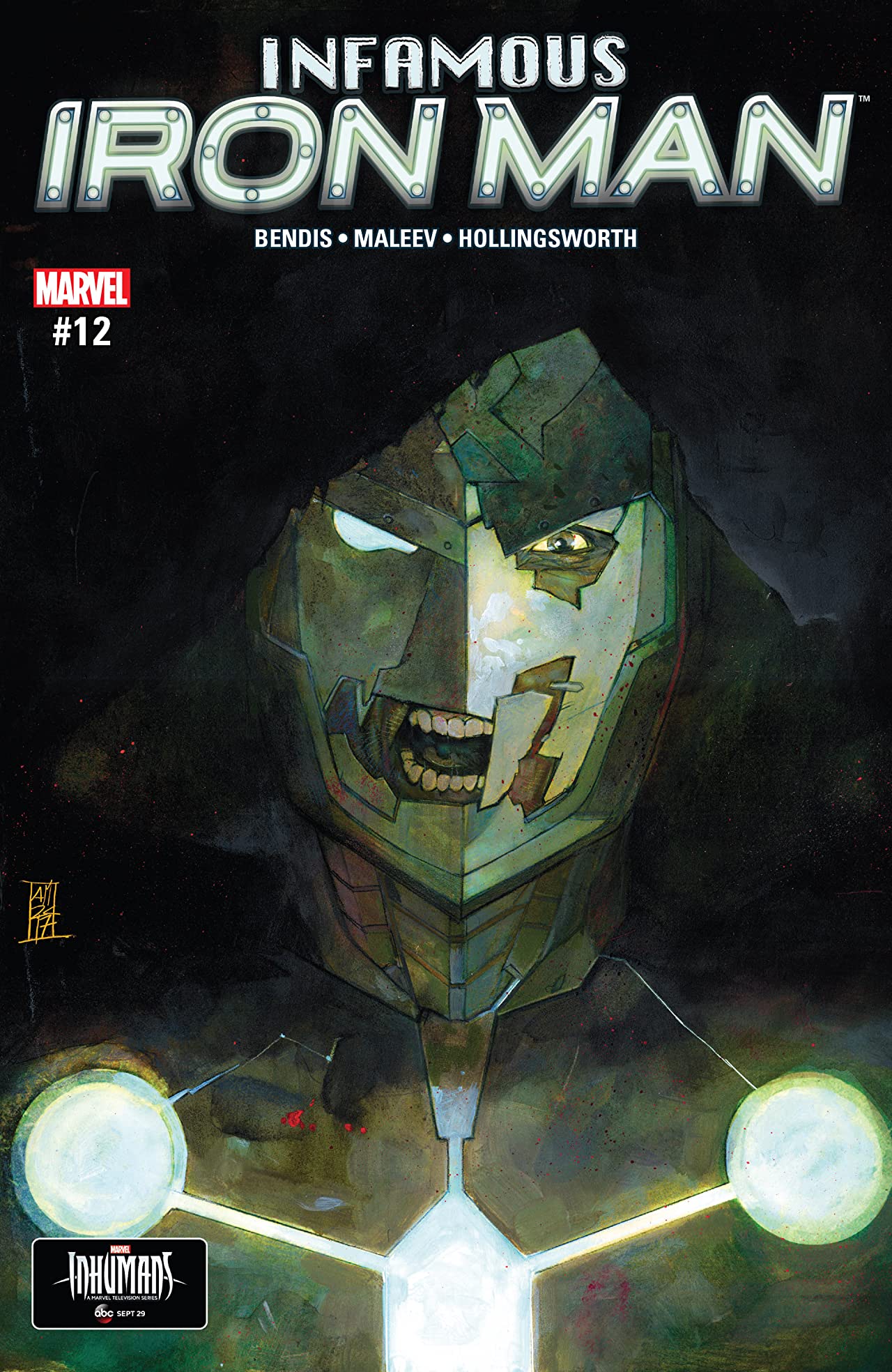 Infamous Iron Man #12 cover