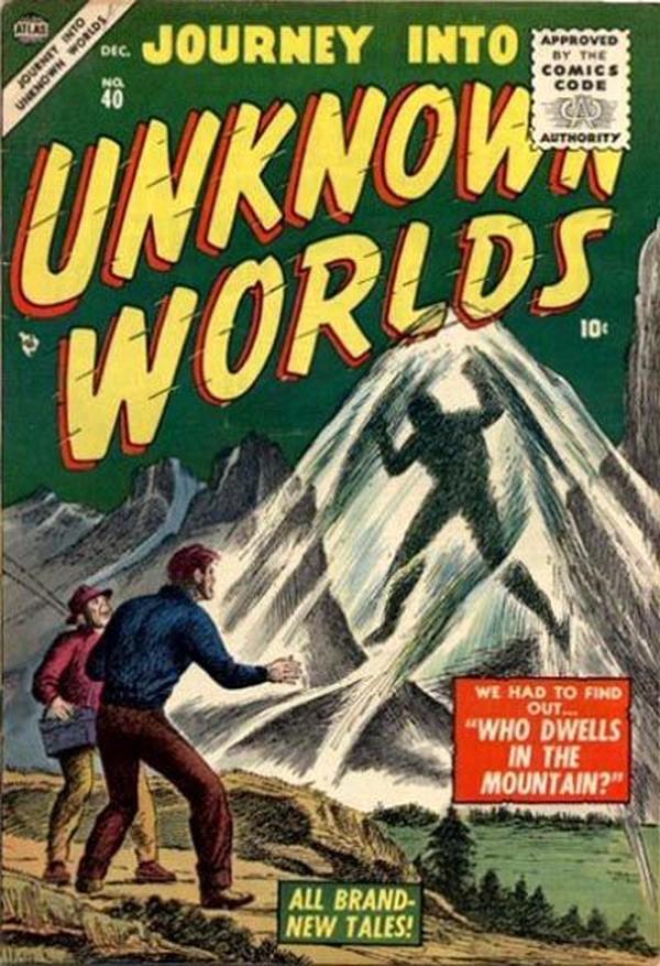 Journey into Unknown Worlds #40 cover