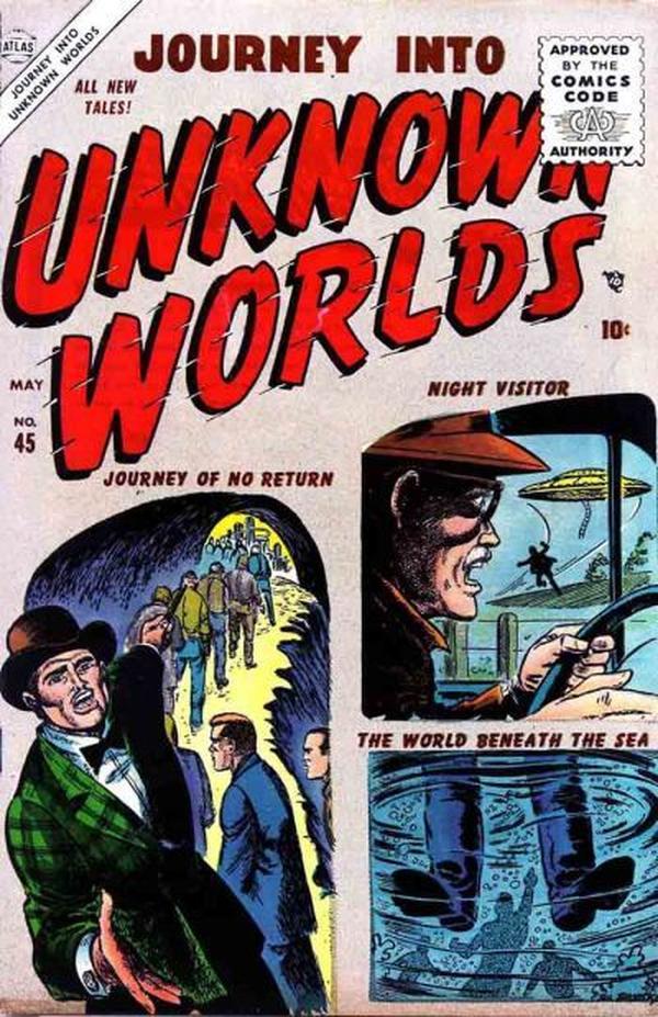 Journey into Unknown Worlds #45 cover