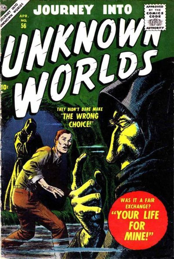 Journey into Unknown Worlds #56 cover