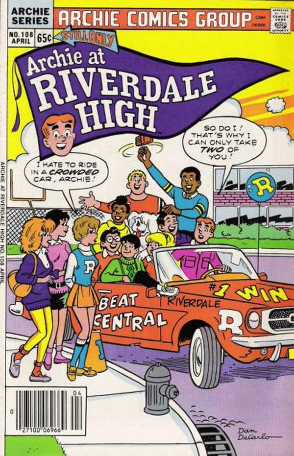 Archie at Riverdale High #108 cover