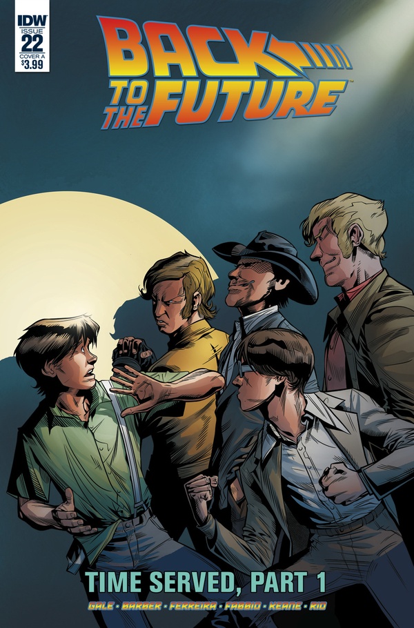 Back to the Future #22 cover