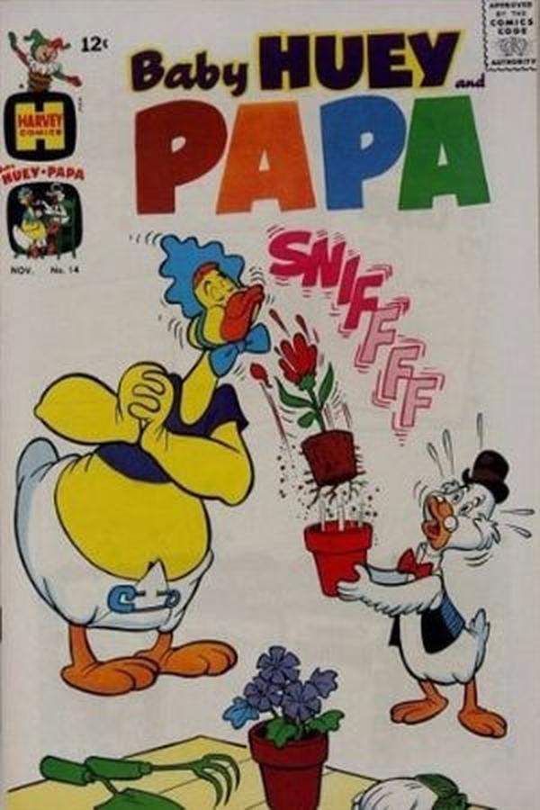 Baby Huey and Papa #14 cover