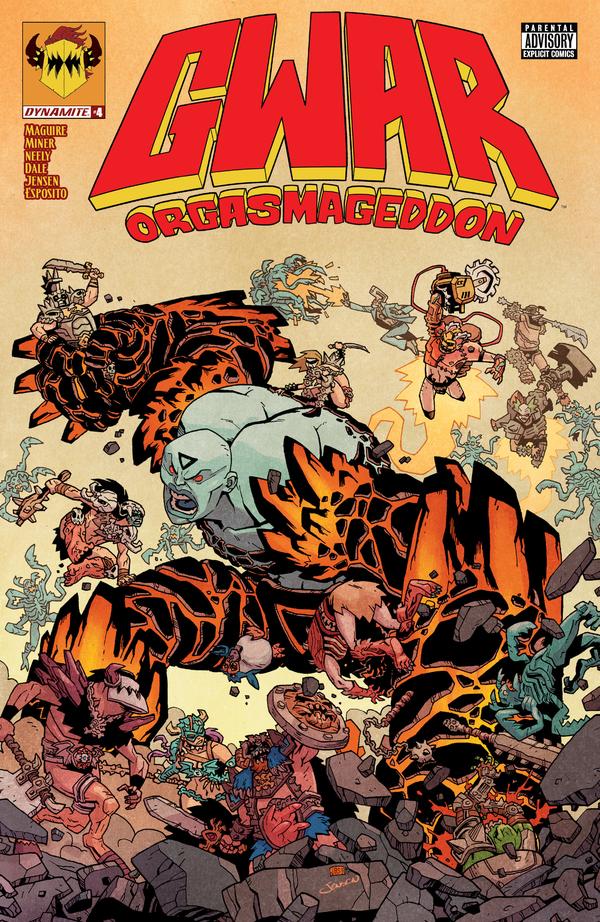 GWAR: Orgasmageddon #4 cover