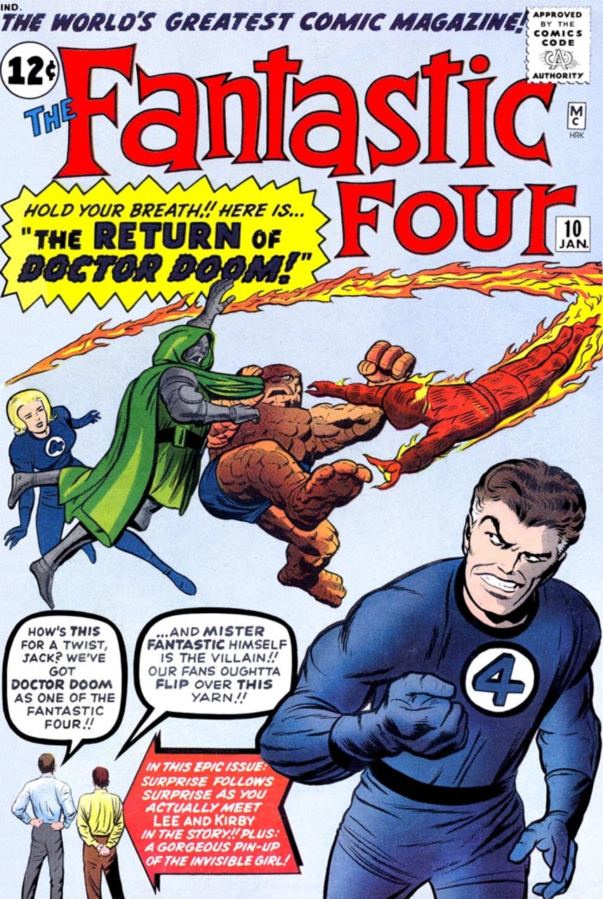 Fantastic Four #10 cover