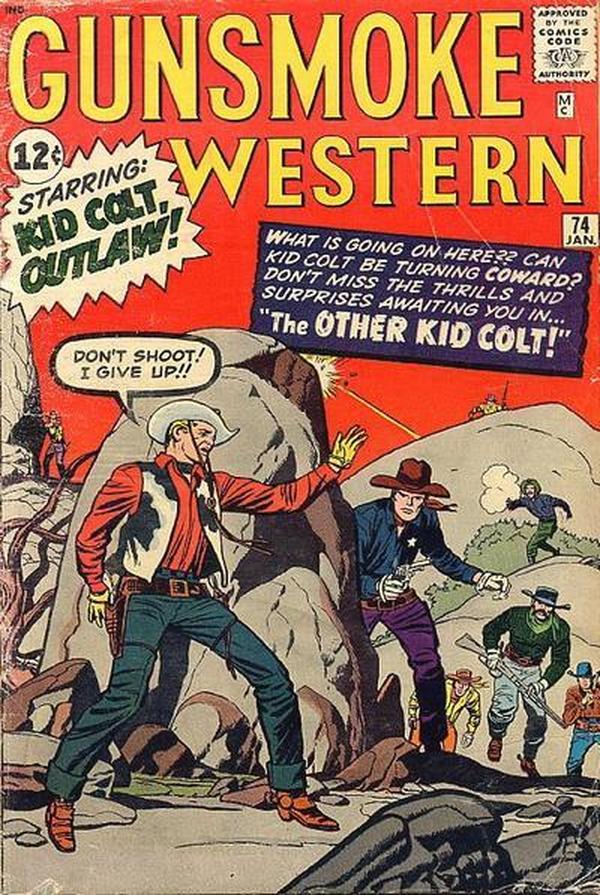 Gunsmoke Western #74 cover